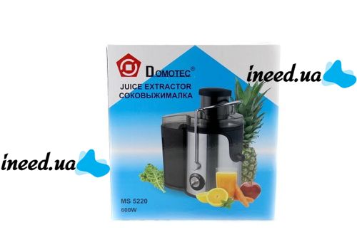 Domotec MS-5220 600W Electric Screw Juicer