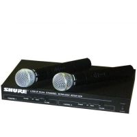 Радіосистема SHURE UHF LX 88 III, 2 бездротових мікрофона в кейсі