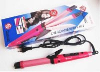 Curling iron 2 in 1 Domotec MS-4982 curling iron hair tongs