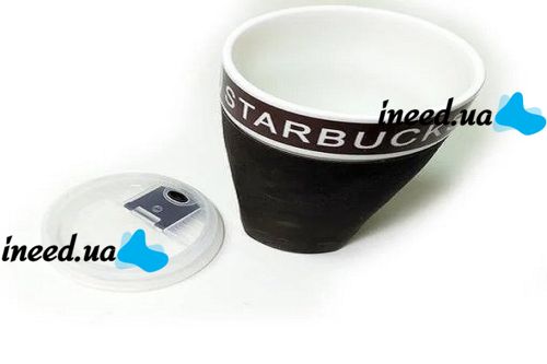 Чашка керамічна кружка Starbucks Py 023 Brown