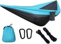 Travel hammock 270x140 cm Summer nylon single hammock with pocket
