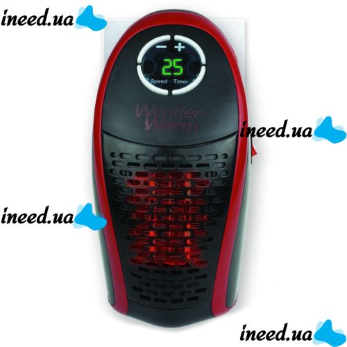 Портативный мини обогреватель в розетку Wonder Warm EY-2028 400W с пультом