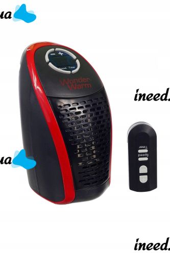 Портативный мини обогреватель в розетку Wonder Warm EY-2028 400W с пультом