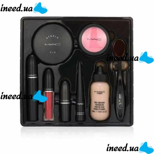 Mac look cosmetic set 8 in 1 M808 Cosmetics Set gift box