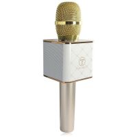 Бездротовий мікрофон караоке bluetooth Q7 Gold Золотий