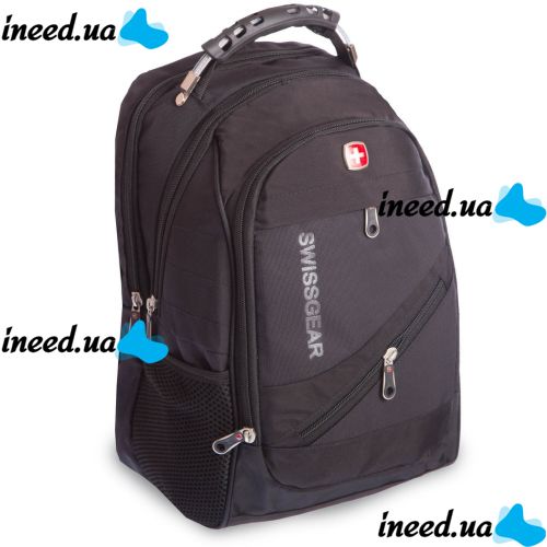 Универсальный Рюкзак SwissGear Men Bag 8810 39 л, 17" + USB + дождевик black Черный