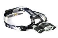 Bailong RJ-3000 T6 3 Led Bailong RJ-3000 T6 3 in 1 LED Triple Cordless RJ3000 Head Mounted Flashlight