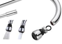 Universal rotary nozzle on the faucet for saving water Water Saver, Aerator on the mixer with a twist for adjusting water, Water Saver