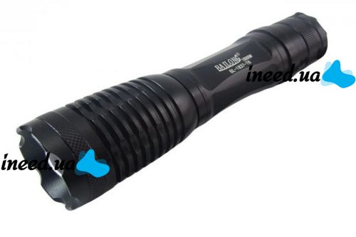 Фонарик Bailong Police BL 1837 T6 158000W ручной мощный фонарь