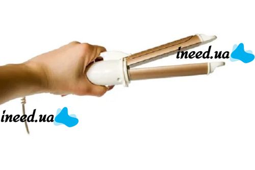 Iron Straightener Curling Iron for Hair Styling 2 in 1 Gemei GM-1993