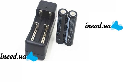 Charger for 2 18650 3.7v MS-202A batteries