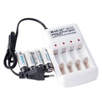 Charger with AAA Batteries Jiabao Digital Charger JB-212 AA/AAA