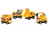 Induction tractor with crane Inductive Truck 777-002 rides along the line