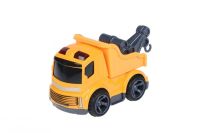 Induction tractor with crane Inductive Truck 777-002 rides along the line
