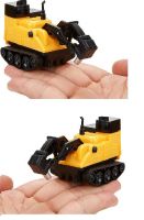 Induction tractor with crane Inductive Truck 777-002 rides along the line