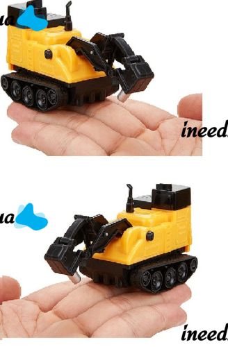 Induction tractor with crane Inductive Truck 777-002 rides along the line