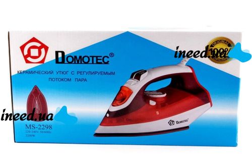 Праска Domotec MS - 2298 2200W керамічна підошва