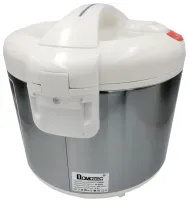Electric multivark Domotec MS-7727 pressure cooker for 5 liters, 12 cooking modes 1500W White, Multi-cooker Domotek with heating and timer White