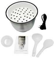 Electric multivark Domotec MS-7727 pressure cooker for 5 liters, 12 cooking modes 1500W White, Multi-cooker Domotek with heating and timer White