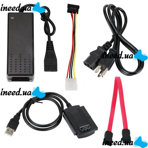 Перехідник USB SATA IDE 2.5/3.5 з блоком живлення,