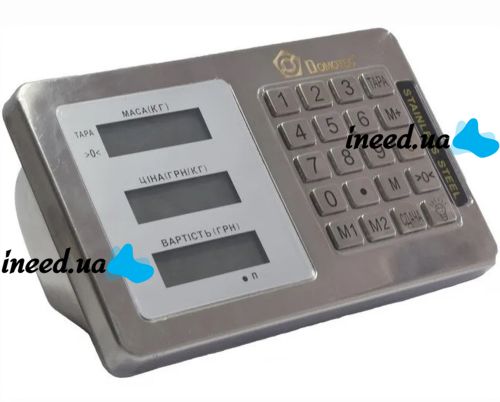 Electronic trade scales Domotec up to 350 kg 40x50, commodity platform, bazaar scales up to 300 kg with stand