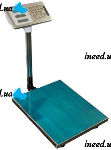 Electronic trade scales Domotec up to 350 kg 40x50, commodity platform, bazaar scales up to 300 kg with stand