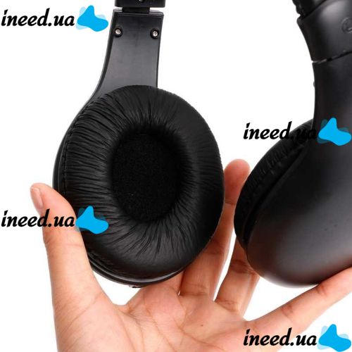 Headphones with Microphone Wireless 5 in 1 MH2001 Black + FM Radio Wireless, mp3 pc TV,
