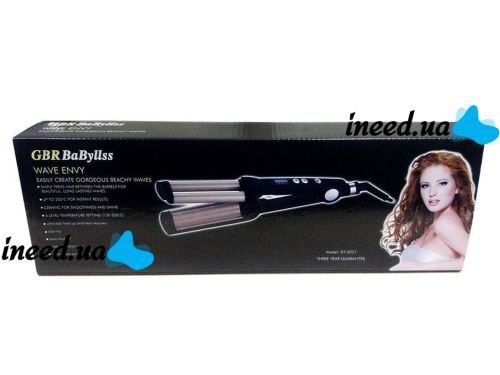 Babyliss Pro GBR Wave Envy DT-2021 professional triple wave flat iron for hair styling with temperature controller Babyliss Styler