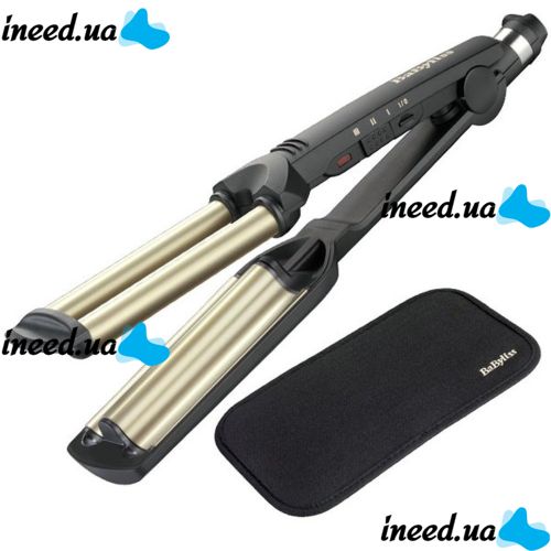 Babyliss Pro GBR Wave Envy DT-2021 professional triple wave flat iron for hair styling with temperature controller Babyliss Styler