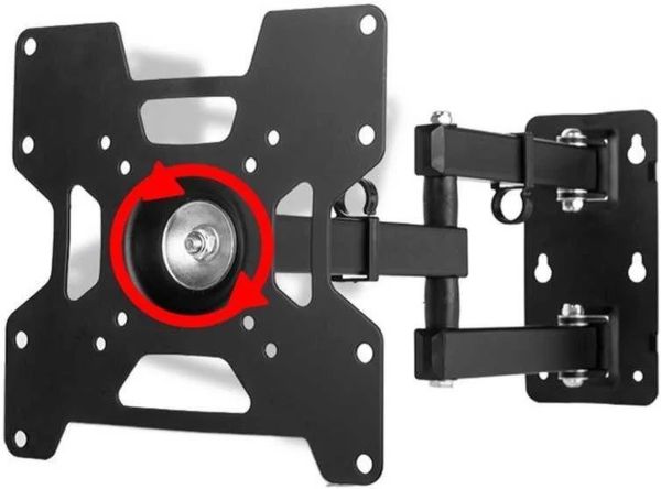 Bracket, swivel mount for TVs 14"-42" V-Star CP302 on the wall up to 30kg with 180° rotation