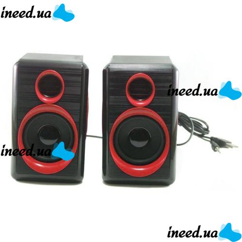 Speakers for PC Computer F&T FT-165 Black,Red