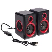 Speakers for PC Computer F&T FT-165 Black,Red