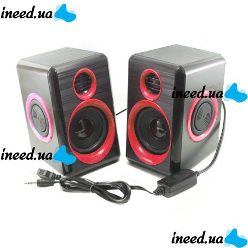 Speakers for PC Computer F&T FT-165 Black,Red