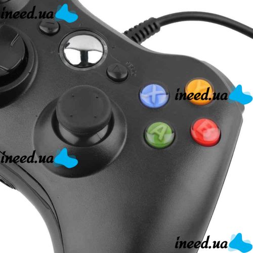 Wired USB Joystick for PC USB-360 Black under the Guise of Xbox 360 Vibro Black