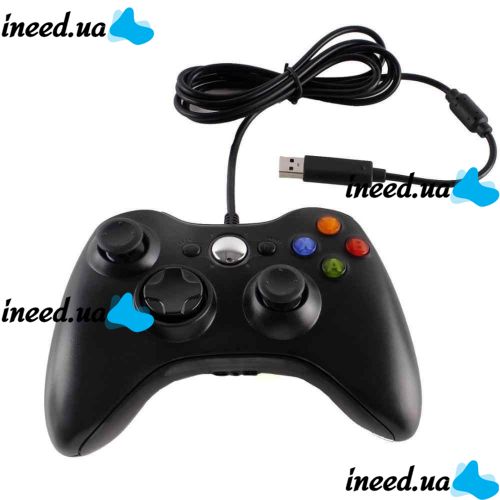 Wired USB Joystick for PC USB-360 Black under the Guise of Xbox 360 Vibro Black