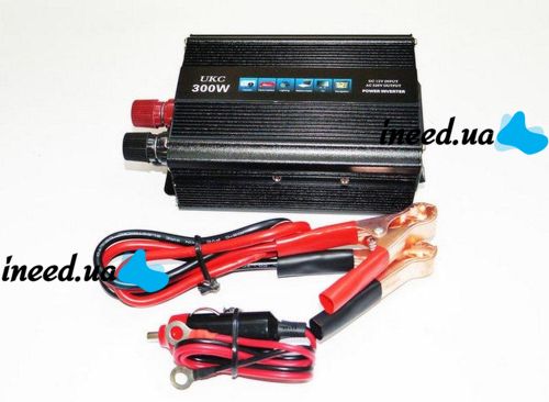 Перетворювач напруги інвертор 12-220V UKC AC/DC 300W SSK інвертор в коробці
