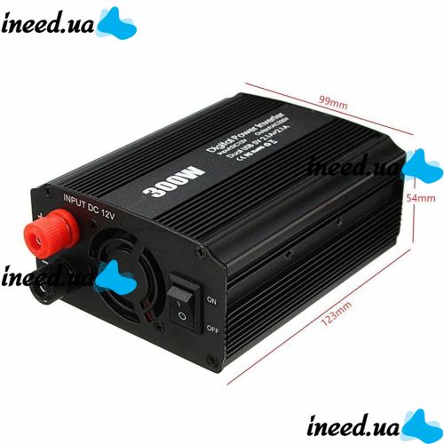 Перетворювач напруги інвертор 12-220V UKC AC/DC 300W SSK інвертор в коробці