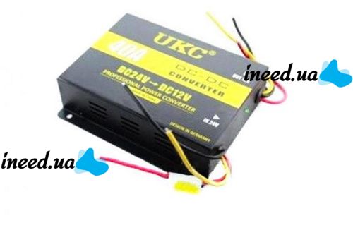 Перетворювач авто інвертор DC / DC 24V-12V 40A DDC-40A