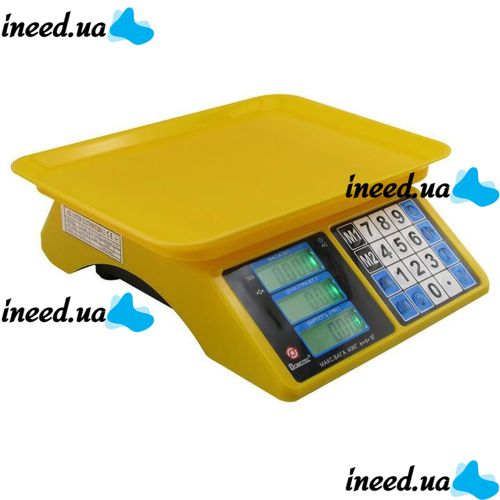 Commercial electronic scales up to 40 kg Domotec MS-266 Plastic 40kg