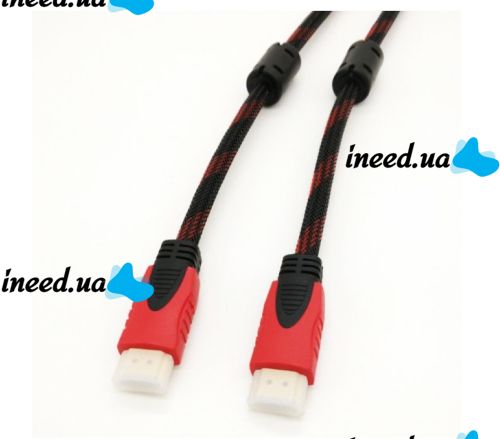Посилений в обмотці кабель, перехідник з HDMI на mini HDMI довжиною 1.5 м