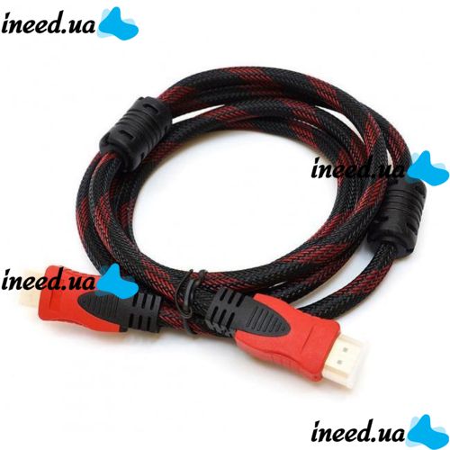 Посилений в обмотці кабель, перехідник з HDMI на mini HDMI довжиною 1.5 м