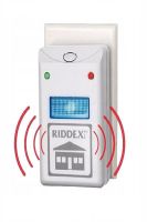 Электромагнитный ультразвуковой отпугиватель вредителей Riddex грызунов и насекомых для уничтожения мышей, крыс, тараканов и комаров в розетку Белый