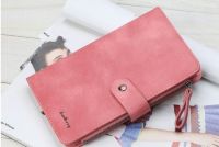 Жіночий гаманець клатч Baellerry Miracle JC224 Pink з відділенням для телефону, жіноче портмоне на 17 відділень для купюр і монет Рожевий