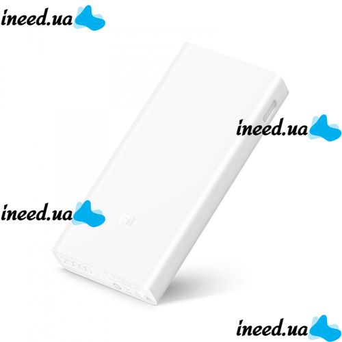 Універсальна батарея Xiaomi Mi Power Bank 20000mAh MI M6 White, зовнішній акумулятор
