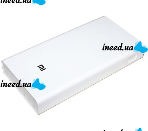 Універсальна батарея Xiaomi Mi Power Bank 20000mAh MI M6 White, зовнішній акумулятор