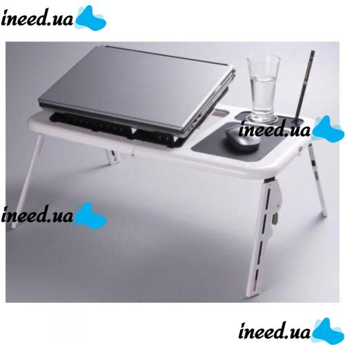 Підставка столик для ноутбука E-Table LD 09 2ма USB кулерами, Етейбл, е тейбл