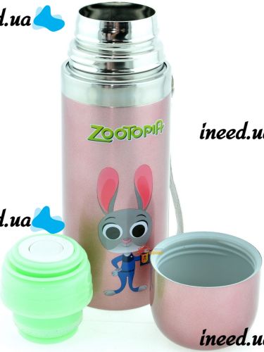 Дитячий термос Zootopia YG - 1 350 мл персонажі з мультфільму Зверополіс