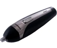 Бездротова машинка ProMozer MZ-2028 6 насадок для стрижки волосся бороди, носа і вух, Акумуляторний тример Мозер MZ2028 з насадками і підставкою