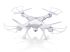Radio-controlled quadcopter Syma X5SW-1 Black,White HD+ FPV with HD WI-FI camera on the remote control