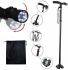 Folding Cane with Flashlight Second Handle EZ Up Cane